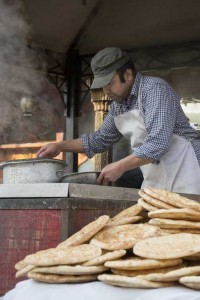 Muslimsk bager med tandooriovn