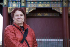 Helle-Karin Helstrand i Lama Temple