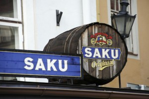 Anker i den gamle by i Tallinn