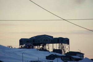 Edderkoppen - kulcentral ved Longyearbyen