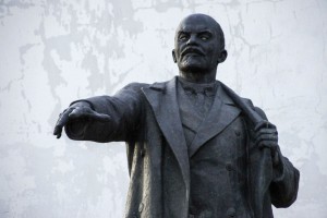 Lenin i Hermann Fortress i Narva