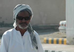 Muslim med solbriller Oman