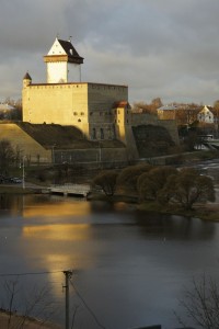 Narva Floden Hermann Castle Ivangorod Fortress