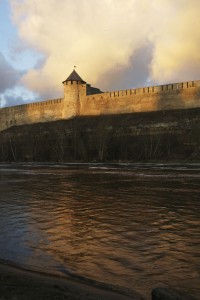 Narva Floden Hermann Castle Ivangorod Fortress