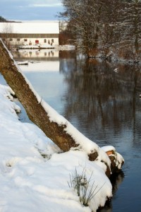 Sne ved Røde Mølle