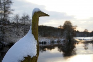 Sne ved Røde Mølle