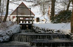 Sne ved Røde Mølle