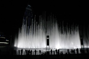 Springvand ved Burj Khalifa