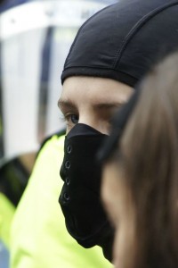 Voldsom demonstration mod finanskrise London marts 2013