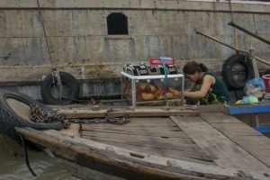 Sejlende sandwichbod, Flydende marked /Floating Market, Can Tho, Mekong-deltaet