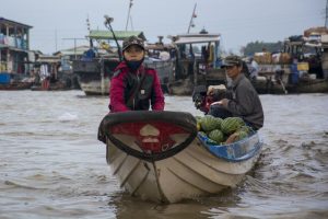 Flydende marked /Floating Market, Can Tho, Mekong-deltaet