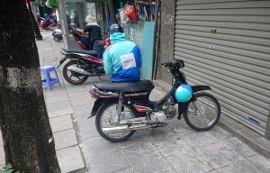 Uber på scooter, Hanoi