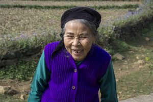 Tay-kvinde ved Ban Gioc