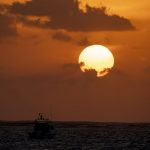 Sanur, Bali: Solen står op over stranden