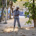 Sanur, Bali: Stranden holdes ren for turisterne