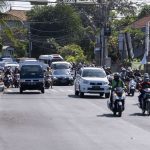 Sanur, Bali: Trafikken er tæt - især med motorcykler og scootere