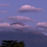 Blåt lys ved solopgang